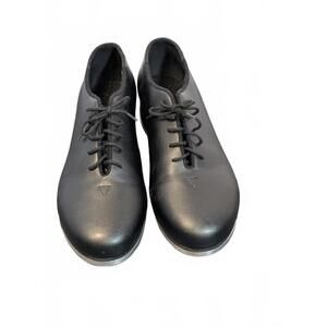 Capezio Black Tap Dance Shoes with Metal Plate
